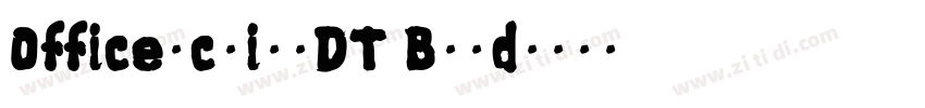 OfficescriptDT Bold字体转换